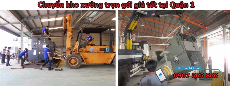 chuyển kho xưởng tại Quận 1