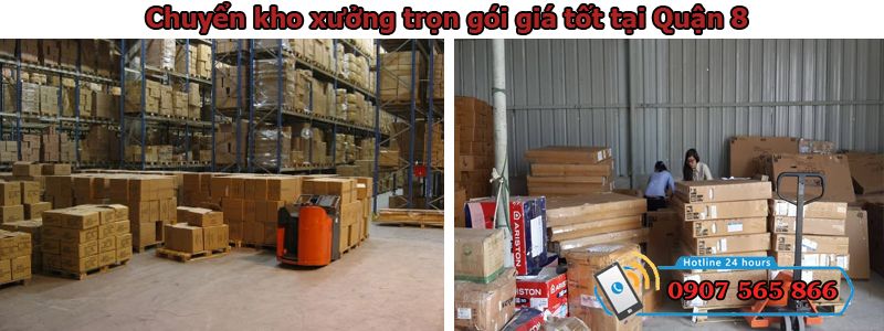 chuyển kho xưởng tại Quận 8