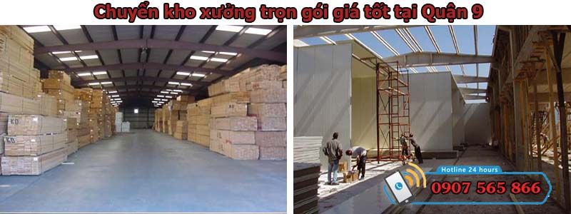 chuyển kho xưởng tại Quận 9