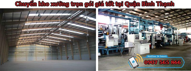 chuyển kho xưởng tại quận Bình Thạnh chuyển kho xưởng tại Quận Bình Thạnh