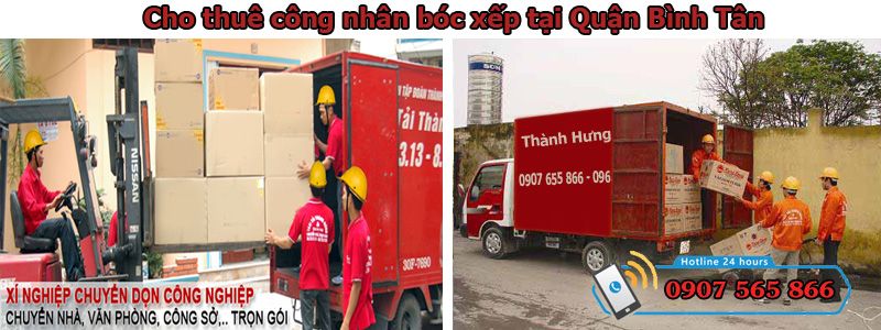 Cho thuê công nhân bóc xếp tại Quận Bình Tân