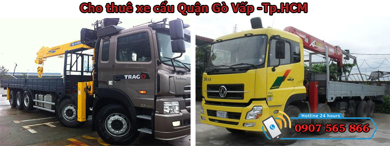 Cho thuê xe cẩu giá rẻ tại Quận Gò Vấp