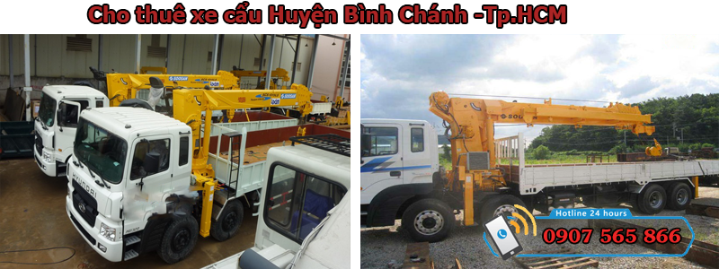Cho thuê xe cẩu Huyện Bình Chánh Cho thuê xe cẩu Huyện Bình Chánh