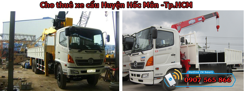 Cho thuê xe cẩu huyện Hốc Môn Cho thuê xe cẩu huyện Hốc Môn
