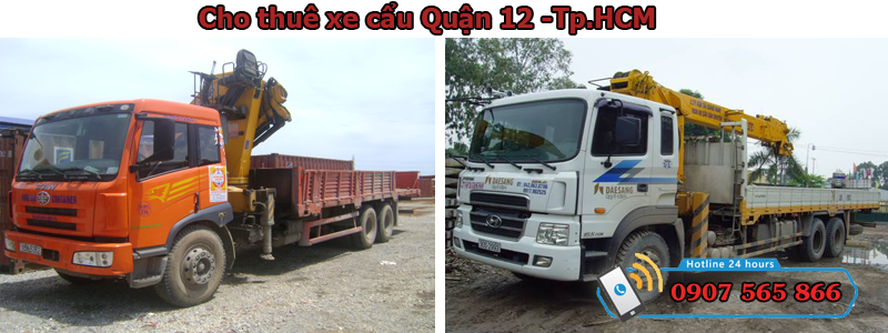 Cho thuê xe cẩu Quận 12 Cho thuê xe cẩu Quận 12