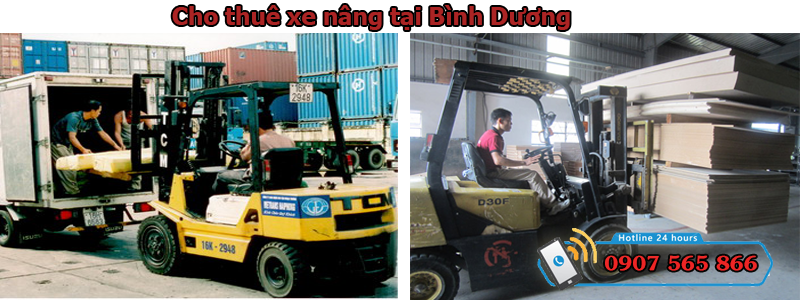 Cho thuê xe nâng Bình Dương Cho thuê xe nâng Bình Dương