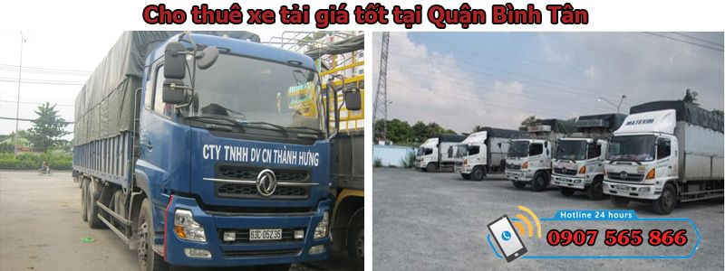 Cho thuê xe tải Quận Bình Tân Cho thuê xe tải Quận Bình Tân