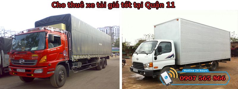 Cho thuê xe tải Quận 11 Cho thuê xe tải Quận 11