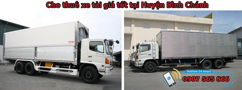 Cho thuê xe tải Quận Bình Tân Cho thuê xe tải Quận Bình Tân