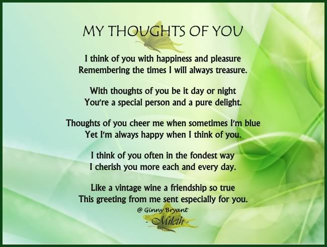 My thoughts of you Pictures, Images and Photos