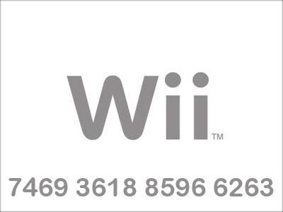 Wii Number - 7469 3618 8596 6263