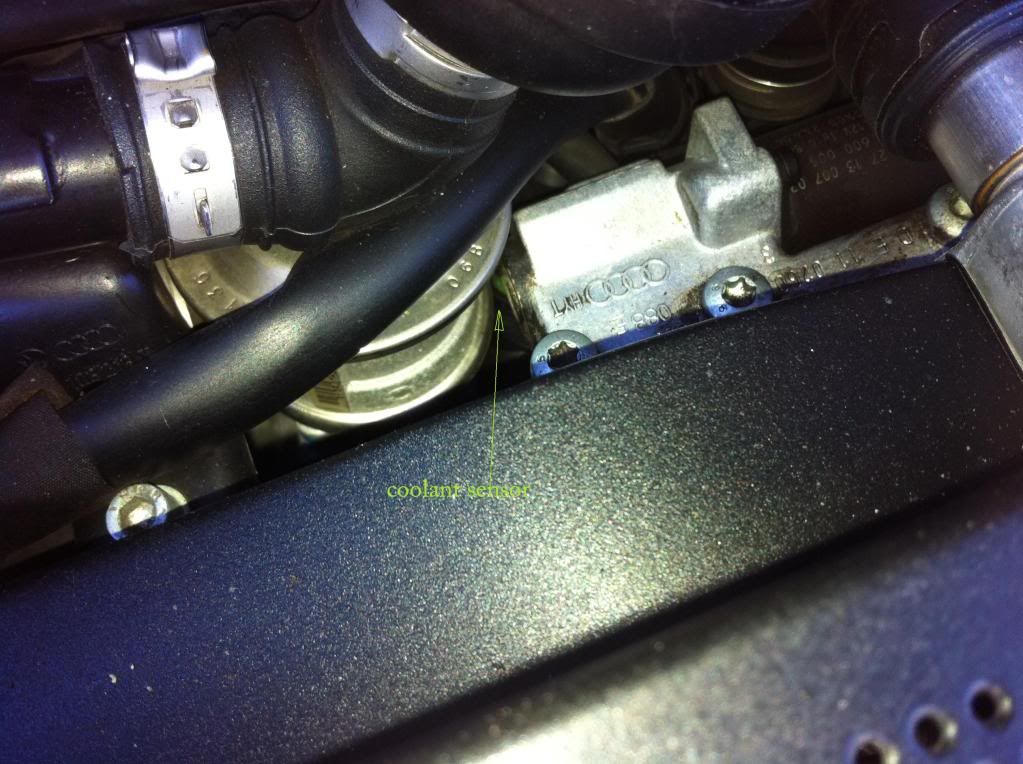 Location of coolant temp sensor on 2003 1.8T?