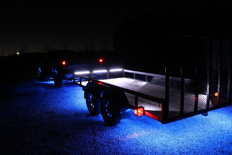 Utility trailer lighting