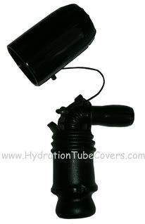 Bite Valve w/ Lanyard, 90 Degree bite valve with lanyard. Fits standard Camelbak tubing along with all other Hydration pack drink tubes. This bite valve is great foe those who are outdoors people. The lanyard cap keeps the bite valve clear from debris. See our website for more hydration products. http://www.hydrationtubecovers.com