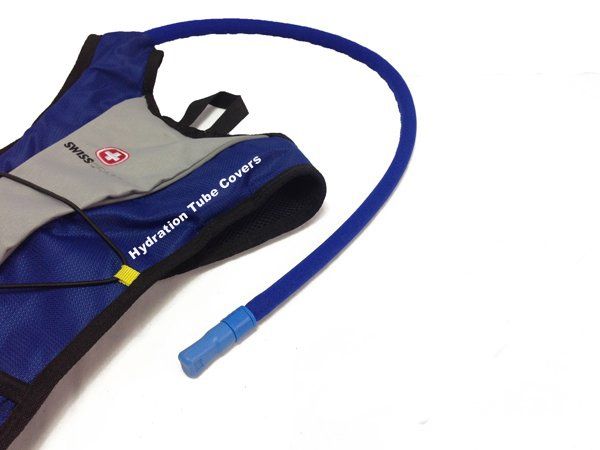 Blue Hydration Pack Insulated Drink Tube Cover Sleeve for your..... Camelbak, Hydrapak, Osprey, Platypus, Hydrapak, or Geigerrig water bladder, reservoir, insulation.