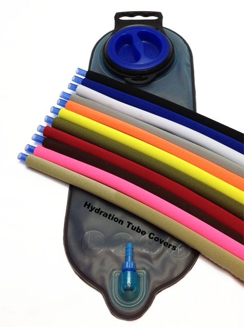 Neoprene Hydration Tube Covers, Hydration pack insulated drink tube cover for you hydration pack. Fits Camelbak,REI, North Face, Dueter, Platypus, Blackhawk water bladder drink tubes. Great for those Hydrolink and Thermobaks. 