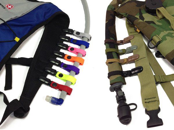 Hydration Pack drink Tube Lanyard Clip, Drink Tube Clip, Delivery Tube Clip