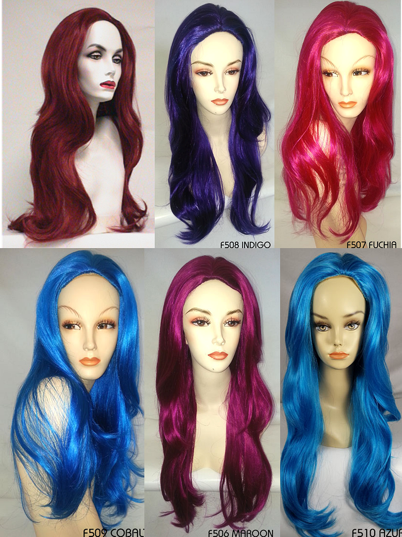 Jean Long Straight Hair Superhero Super Villains Mermaid Costume