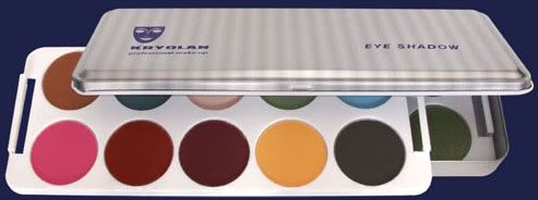 KRYOLAN EYE SHADOW EYESHADOWS PALETTE 20 COLORS MATT IRIDESCENT EYE 