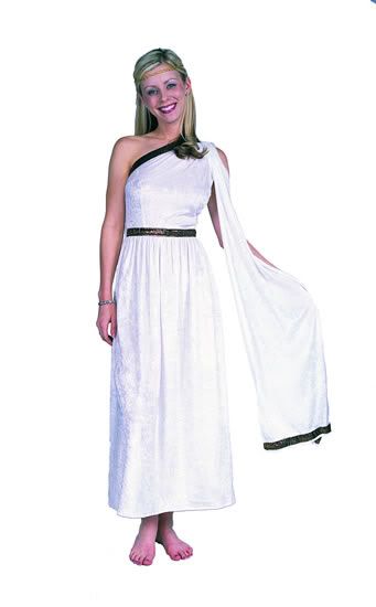 WOMAN TOGA GREEK GODDESS COSTUMES ROMAN EMPRESS DRESS 86269 PLUS SIZE XXL