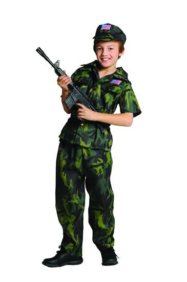 U s Army Military Soldier Child Boy Costumes Camouflage Kids Uniform