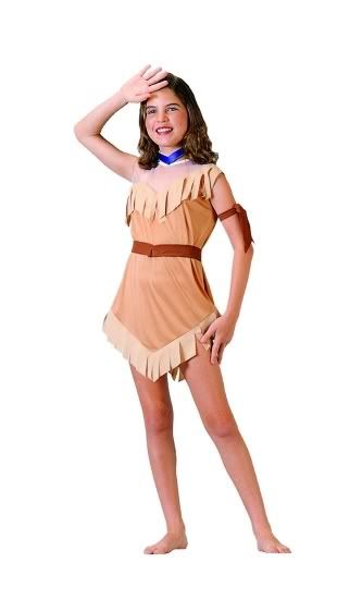 Native American Pocahontas Girl Costume Indian Princess Child Costumes 91160