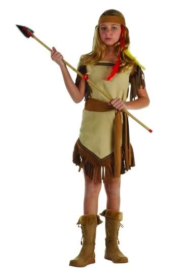 Indian Princess Child Costume Native American Pocahontas Girl Costumes 91342