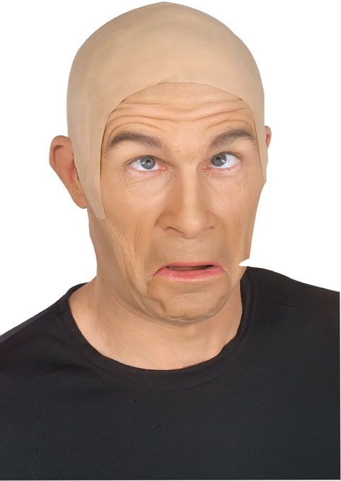 Bald Cap Latex Flesh Skin Color Adult Bald Head Wig Cap Rubber 52028 