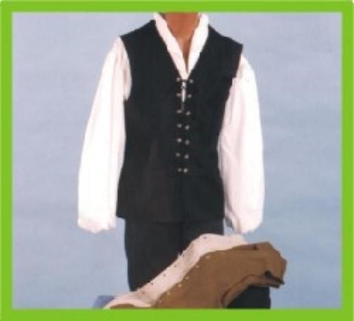 Alexanders Costumes Mens Buccaneer Vest