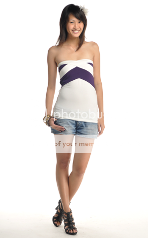 truly madly deeply contrast slouch pocket tank top