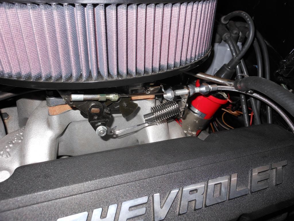 Lokar pedal cable bracket install chevy nova forum