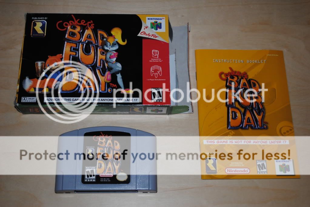 Conkers Bad Fur Day   (Nintendo 64 N64)   **Complete In Box** CIB 