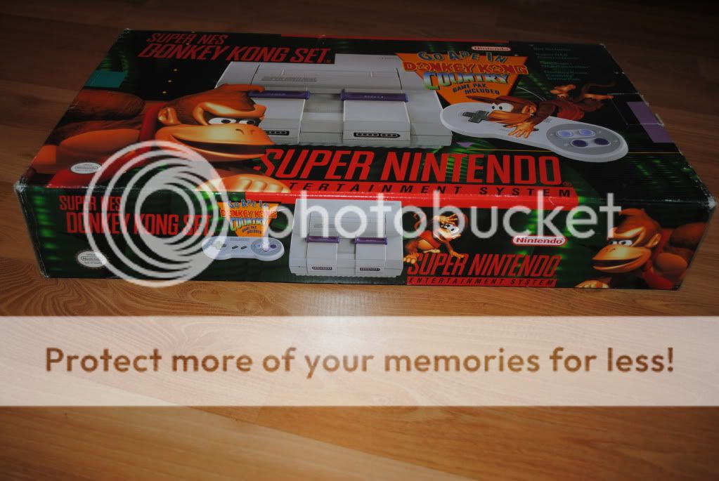 Super Nintendo System Donkey Kong Set Complete w/9 CIB games +Super 
