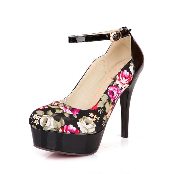 Womens Fashion Platform High Heel Ankle Strap Pumps Shoes US Size 3--10 ...