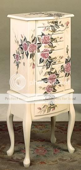 Jewelry Armoires Hand Painted Furniture by Coaster 4021
