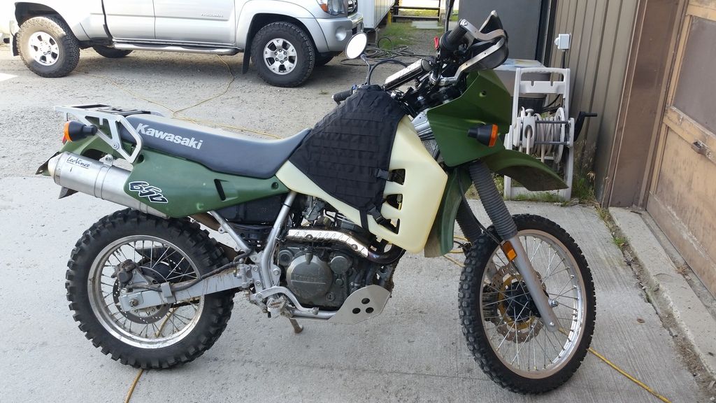 klr 650 tank bag